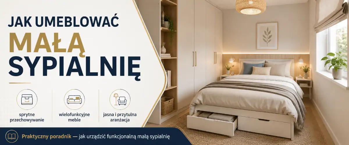 Jak umeblować małą sypialnię - praktyczny układ mebli