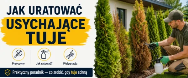 Jak uratować usychające tuje - przyczyny i ratunek