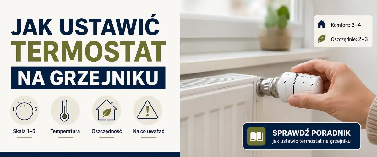 Jak ustawić termostat na grzejniku? Skala 1–5
