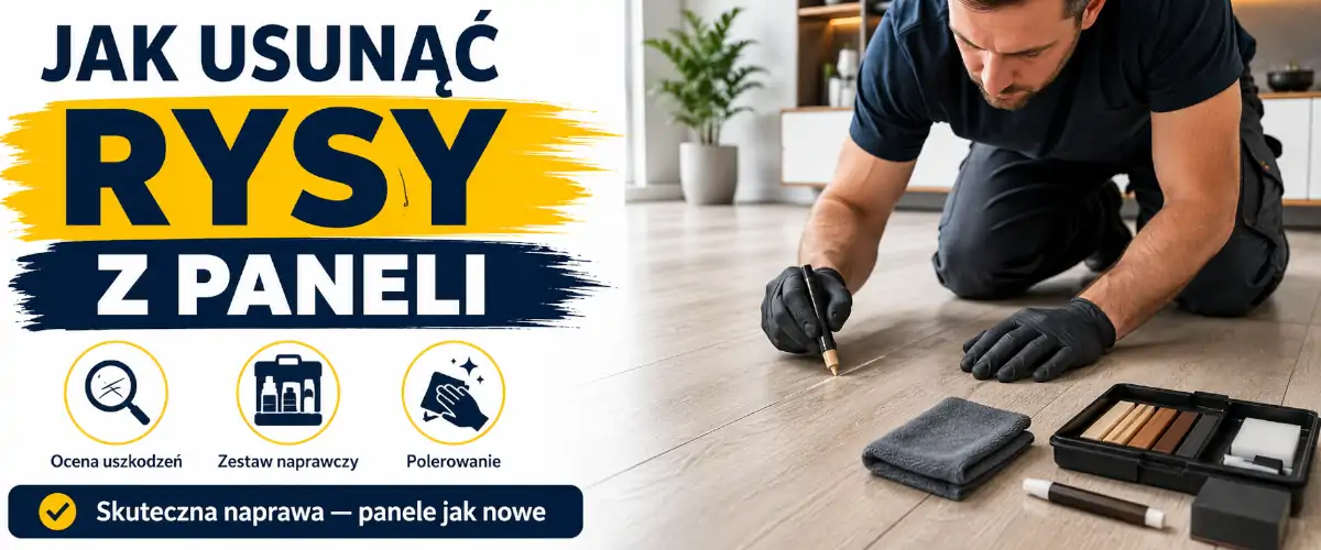 Jak usunąć rysy z paneli bez uszkodzenia podłogi