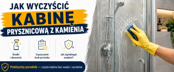 Jak wyczyścić kabinę prysznicową z kamienia