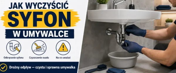 Jak wyczyścić syfon w umywalce krok po kroku