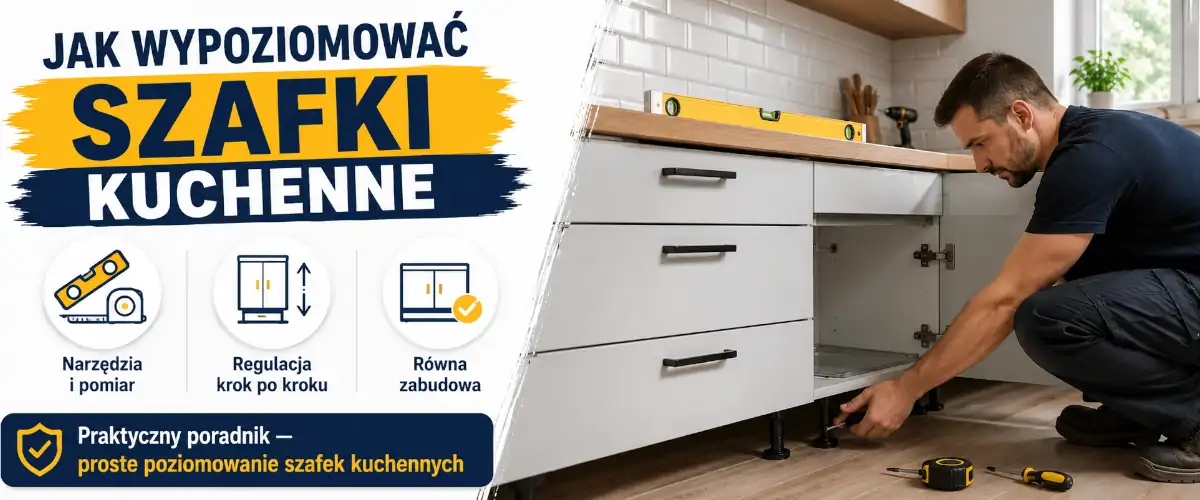 Jak wypoziomować szafki kuchenne? Kroki i błędy