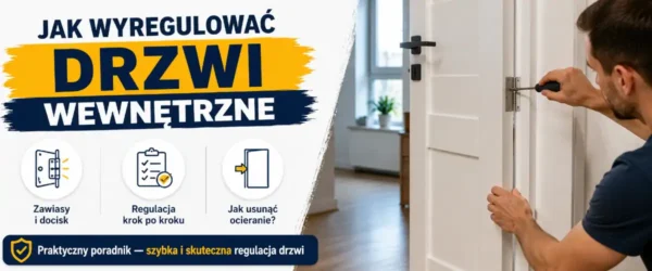 Jak wyregulować drzwi? Zawiasy, zamek, docisk