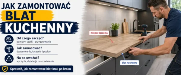 Jak zamontować blat kuchenny? Instrukcja i błędy