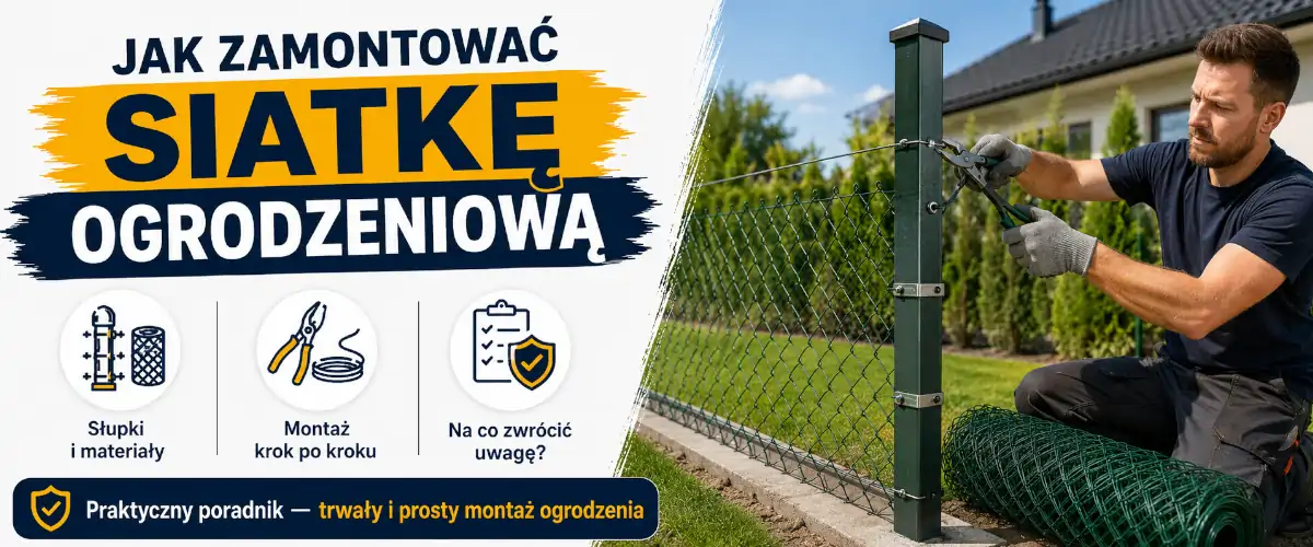 Jak zamontować siatkę ogrodzeniową? Kroki i błędy
