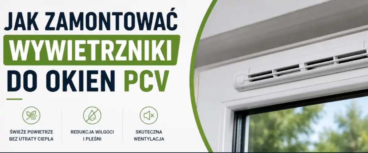 Jak zamontować wywietrzniki do okien PCV? Praktyczny poradnik