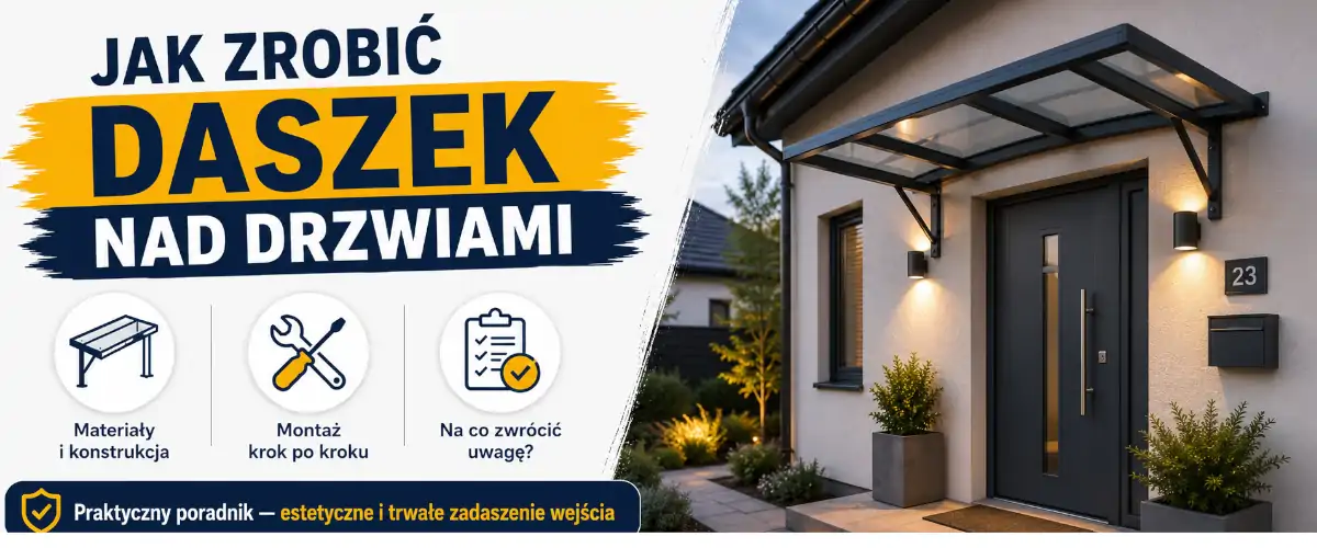 Jak zrobić daszek nad drzwi? 8 błędów i wymiary