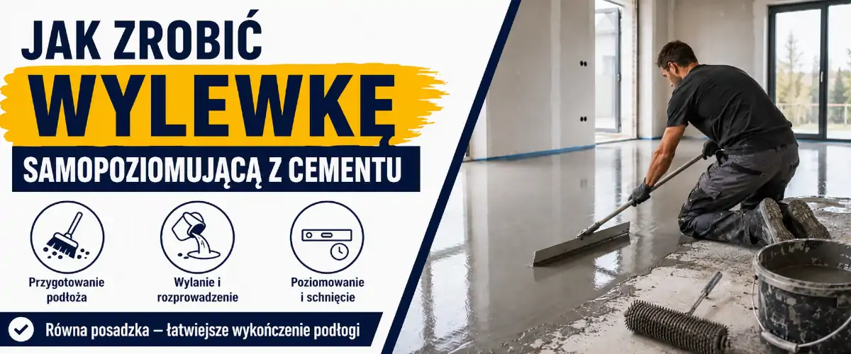 Jak zrobić wylewkę samopoziomującą z cementu krok po kroku