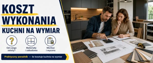 Koszt wykonania kuchni na wymiar - gdzie znika budżet
