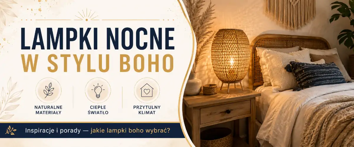 Lampki nocne w stylu boho - praktyczny poradnik