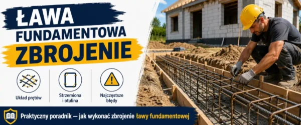 Ława fundamentowa zbrojenie - czego nie zmieniać na oko