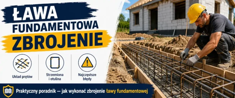 Ława fundamentowa zbrojenie – czego nie zmieniać na oko