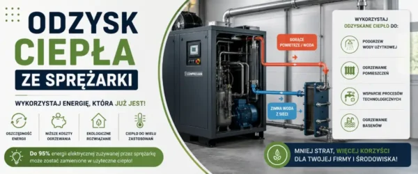 Odzysk ciepła ze sprężarki – jak działa i ile można zyskać?