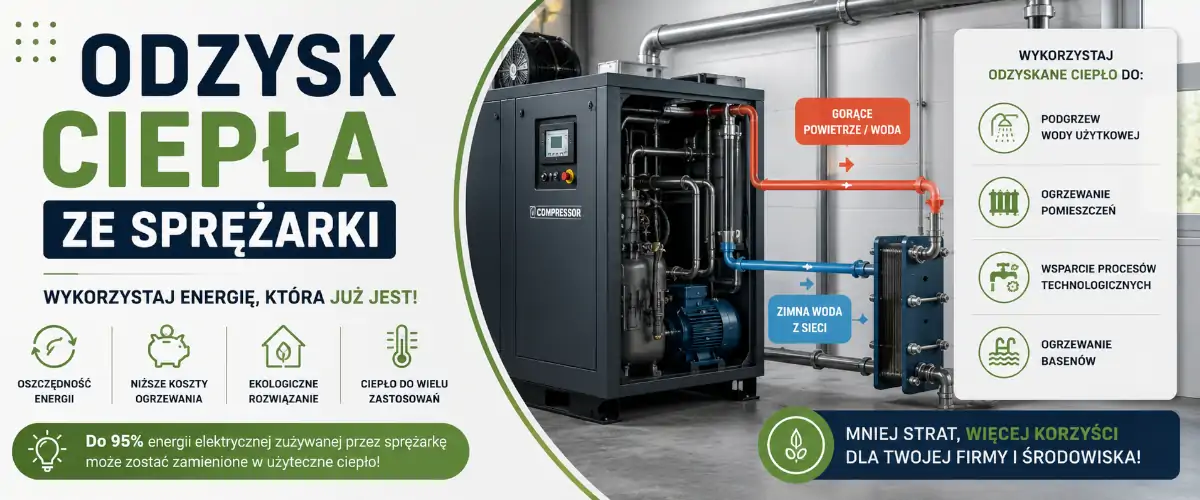 Odzysk ciepła ze sprężarki – jak działa i ile można zyskać?