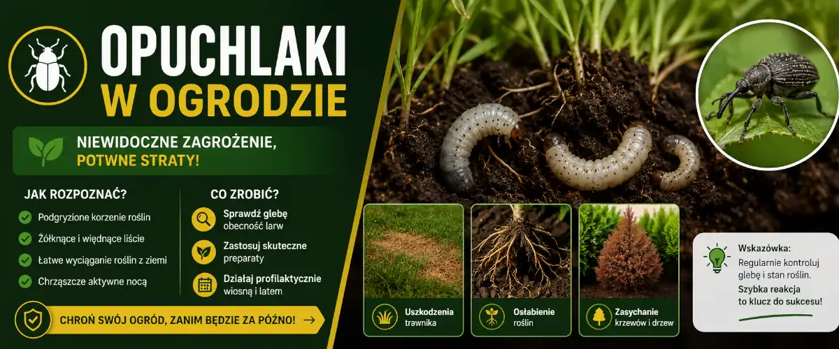 Opuchlaki w ogrodzie - jak je zatrzymać, zanim zjedzą korzenie