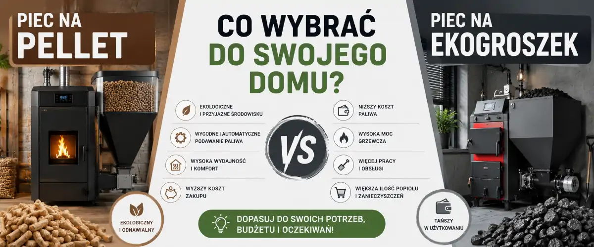 Piec na pellet czy ekogroszek? Rzetelne porównanie 2026
