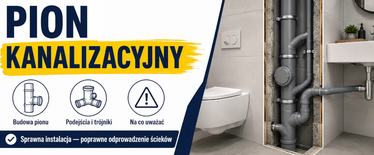 Pion kanalizacyjny: średnice, wentylacja i błędy