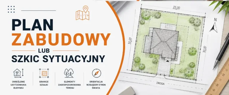 Plan zabudowy lub szkic sytuacyjny – jak przygotować