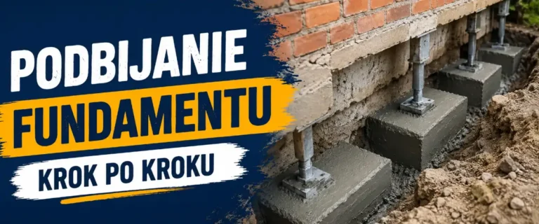 Podbijanie fundamentu: metody, błędy, formalności