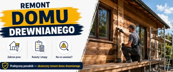 Remont domu drewnianego: konstrukcja, wilgoć, koszty