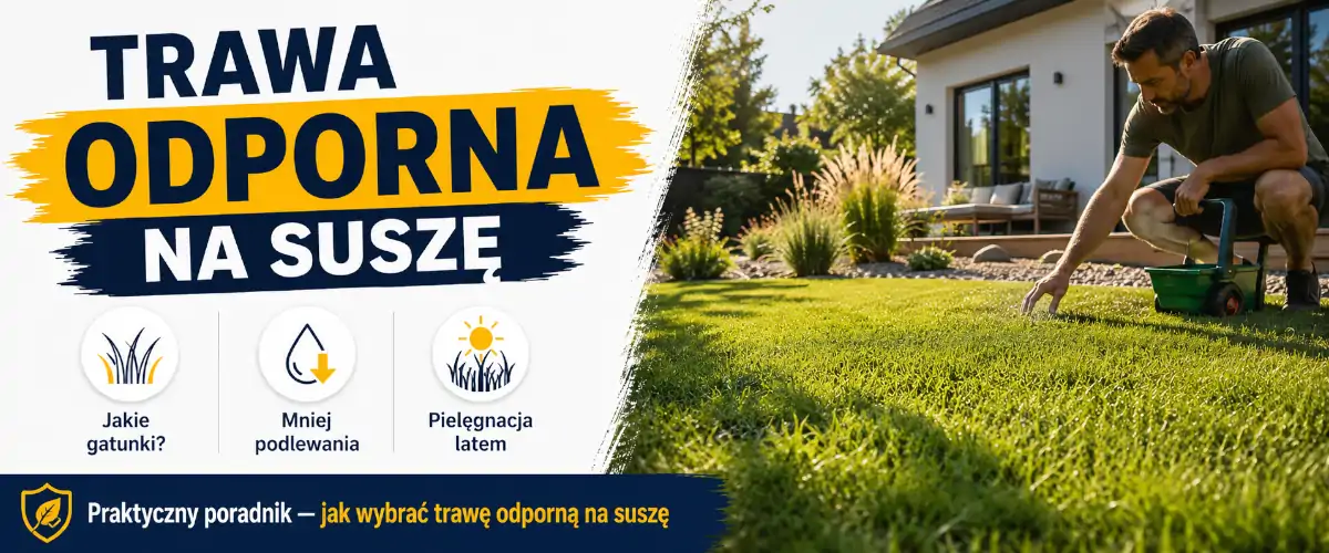 Trawa odporna na suszę - jaka mieszanka naprawdę działa