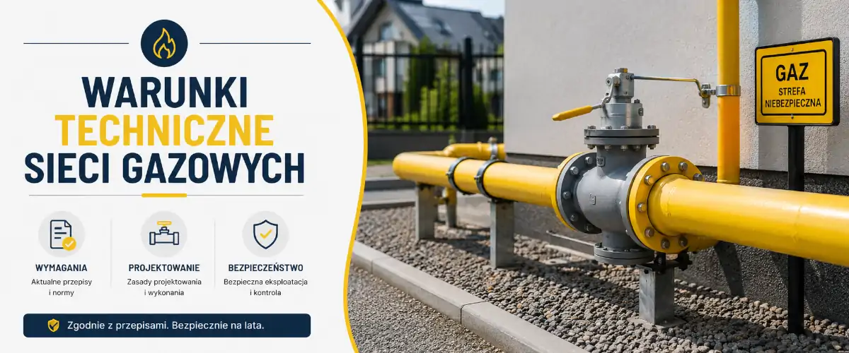 Warunki techniczne sieci gazowych – wymagania i przepisy