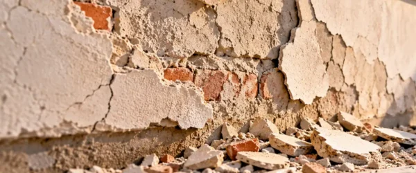 Odpadający tynk ze ściany? Sprawdź przyczynę, zakres skuwania, dobór gruntu i zaprawy oraz napraw ścianę tak, by problem nie wrócił.