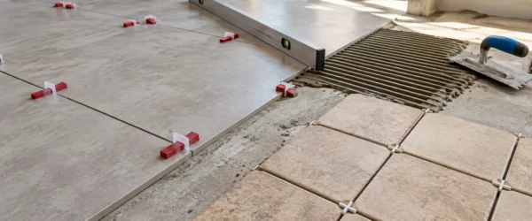 Porównanie fug i krawędzi płytek rektyfikowanych oraz zwykłych