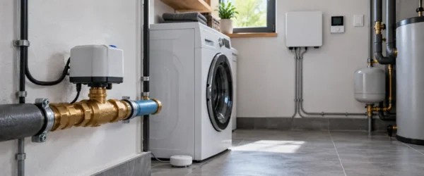Czujnik zalania, automatyczny zawór wody i centrala smart home